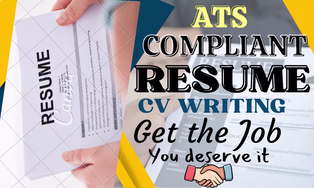 Cover image for Write & Rewrite ATS Resume, Cover Letter, Linkedin Optimization 