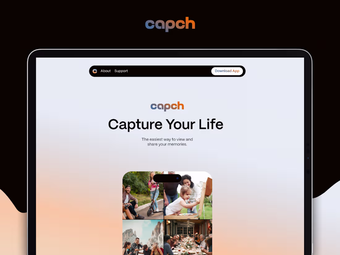 Cover image for Website Design for capch