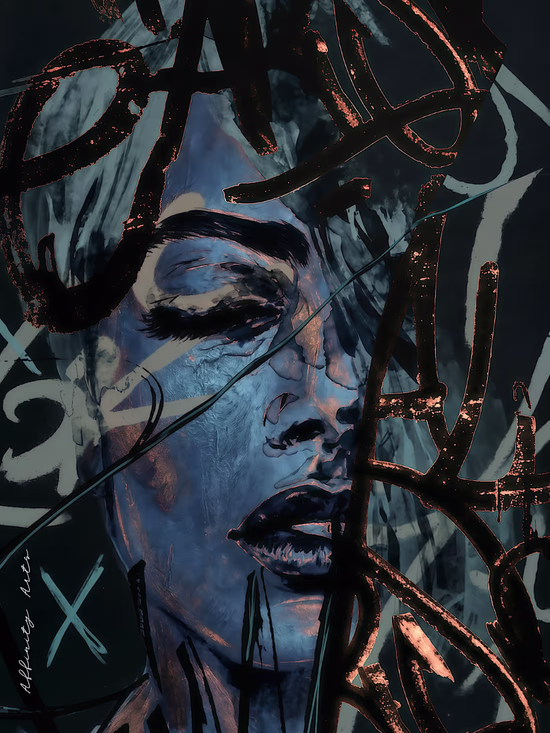 Cover image for "Static" — Dark Portrait Series
A