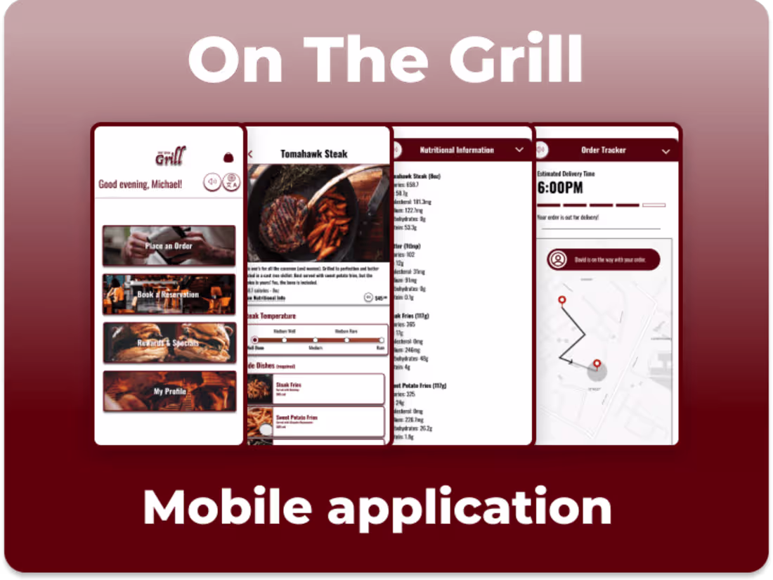 Cover image for On The Grill: tracking your order and calories