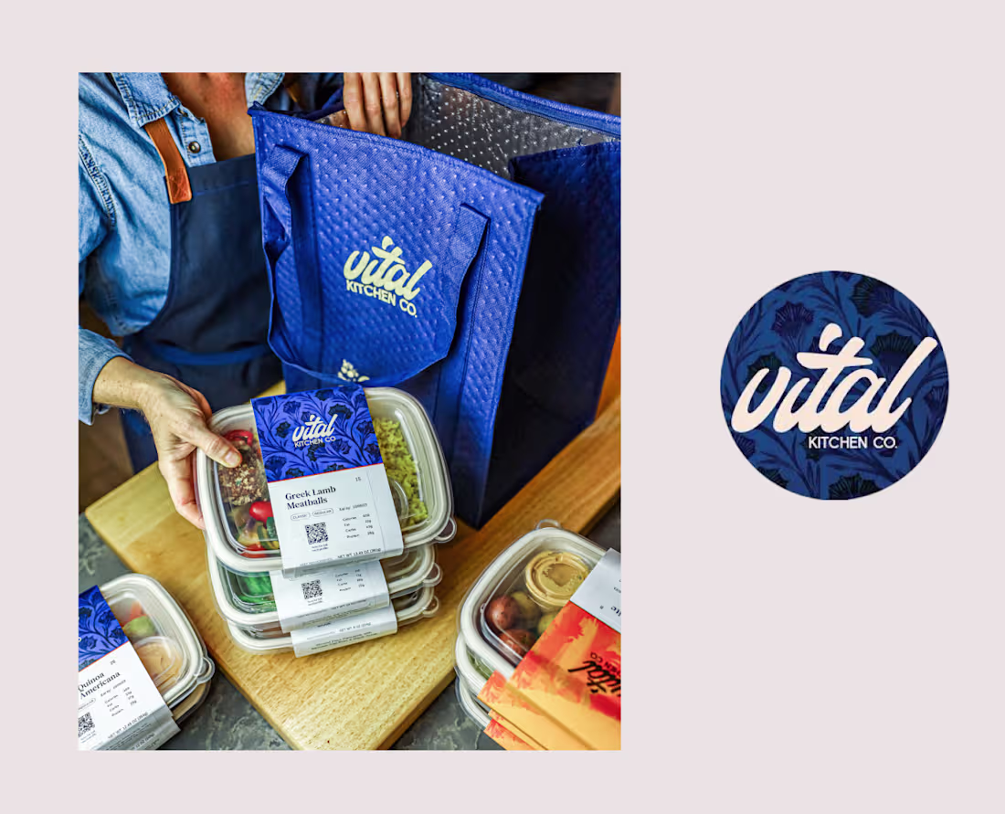 Cover image for The Vital Kitchen Co. rebrand was about reframing value. It’...