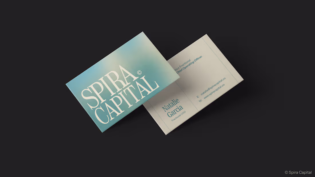Cover image for Spira Capital // 🌟 Holistic Branding