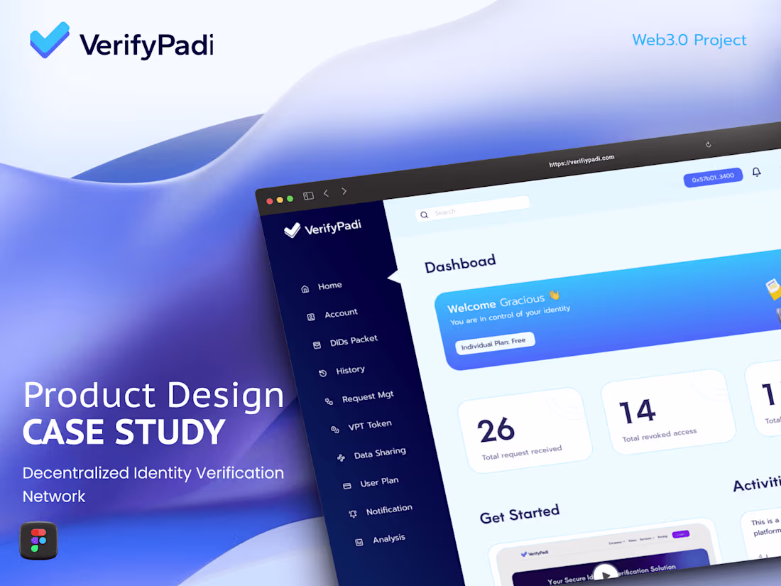 Cover image for VerifyPadi Web3 Product Design Case Study :: Behance
