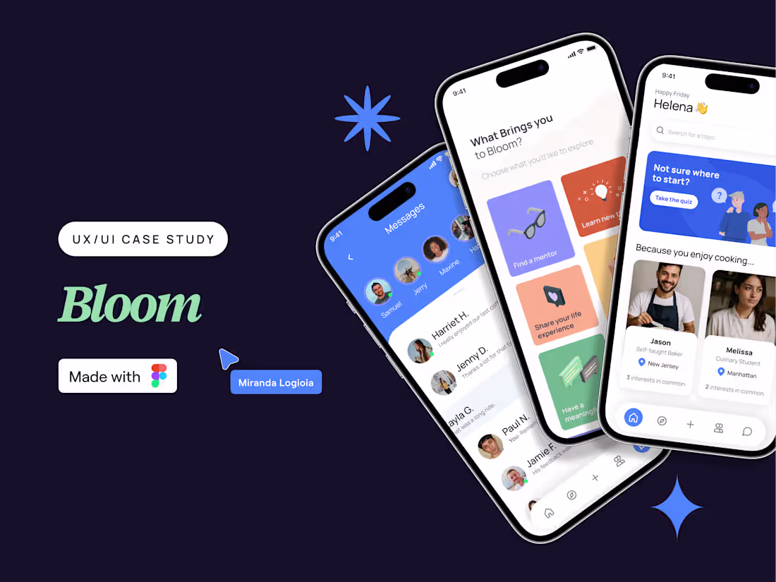 Cover image for Bloom | UX/UI Case Study on Emotional Design