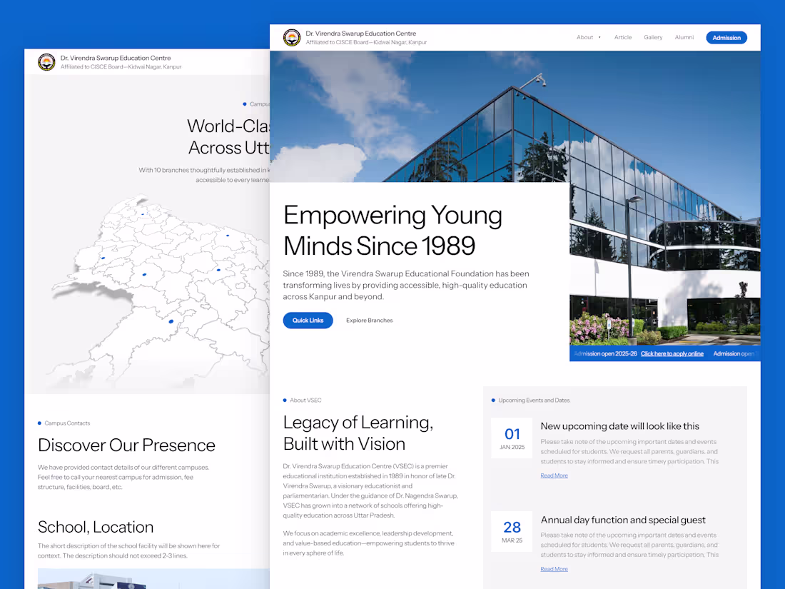 Cover image for VSEC—Reimagining School Digital Presence