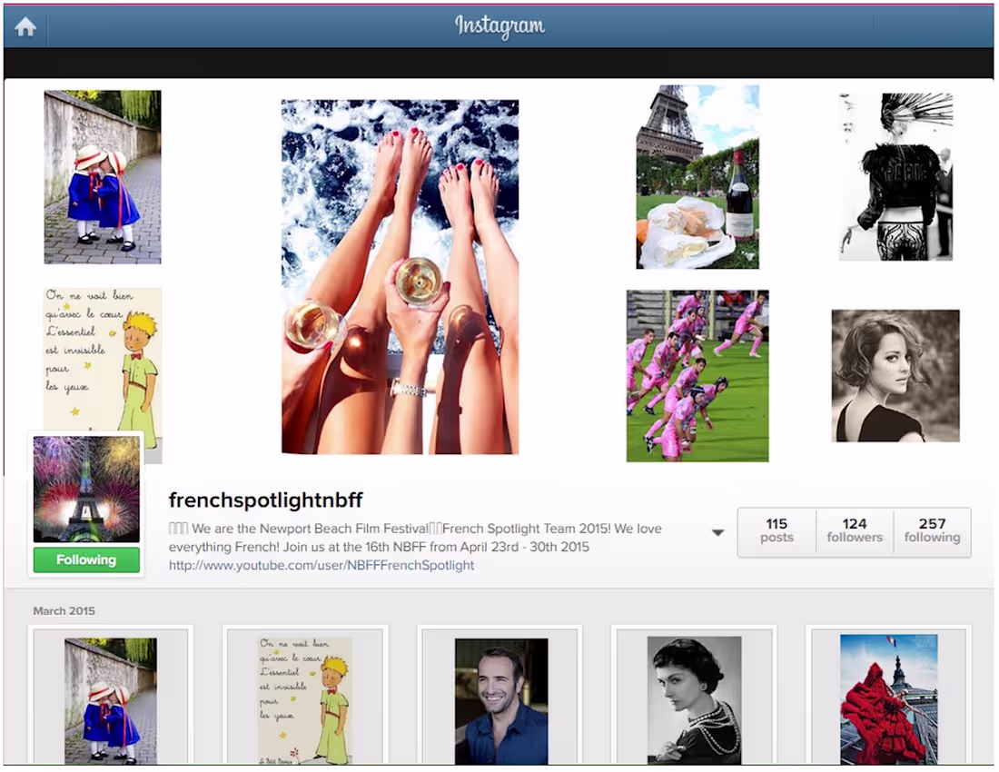 Cover image for Curated Instagram Series Boosts Newport Beach Film Festival