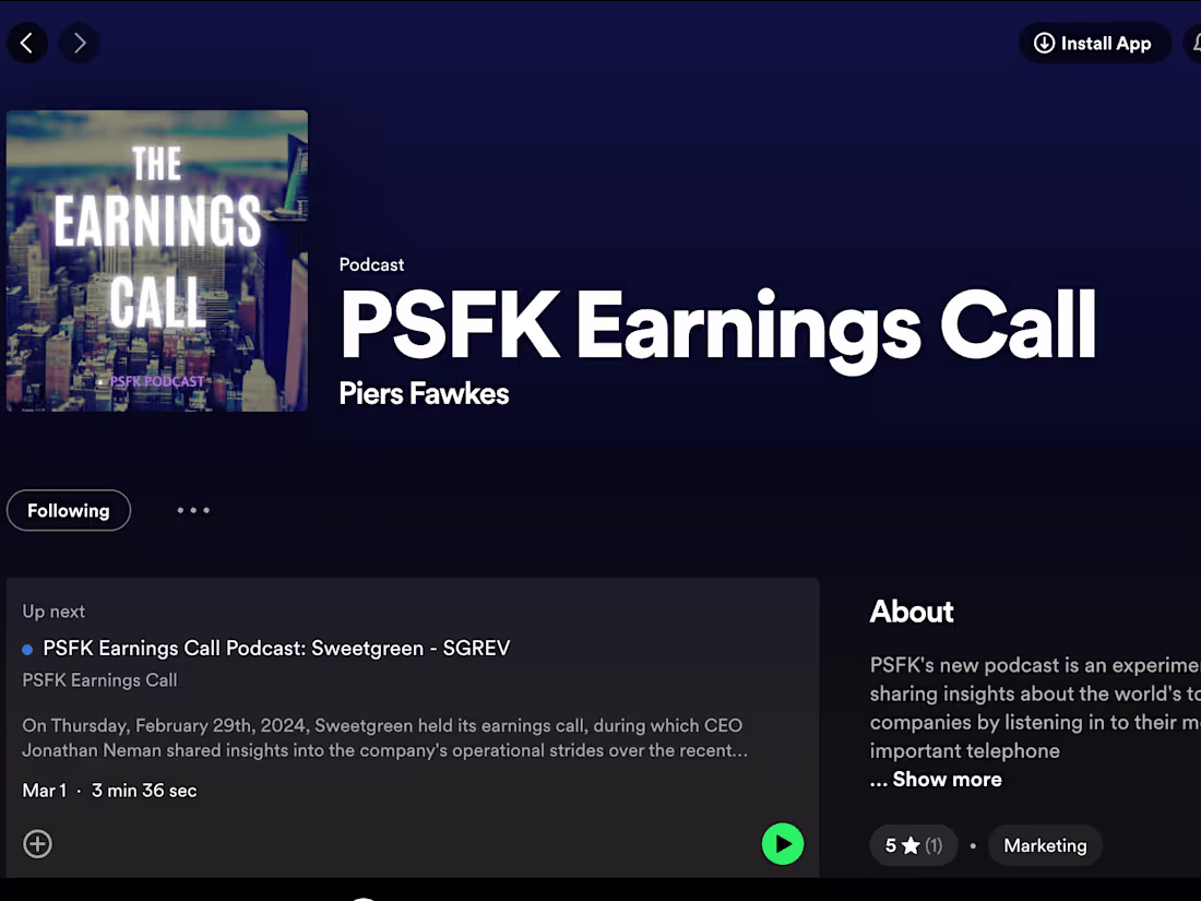 Cover image for Earnings Call Podcast