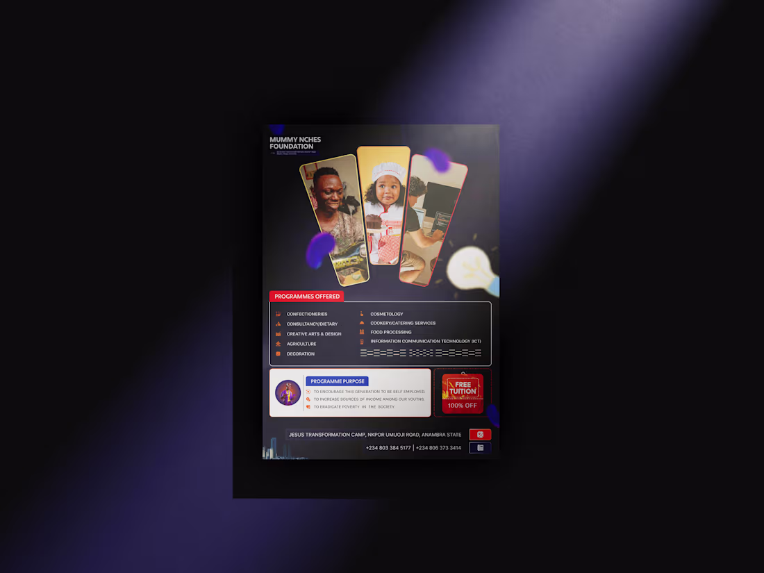 Cover image for MUMMY NCHES FOUNDATION - Flyer Design