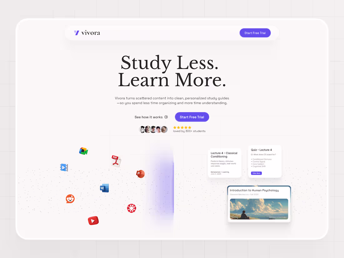 Cover image for Vivora.ai Dashboard and Landing Page