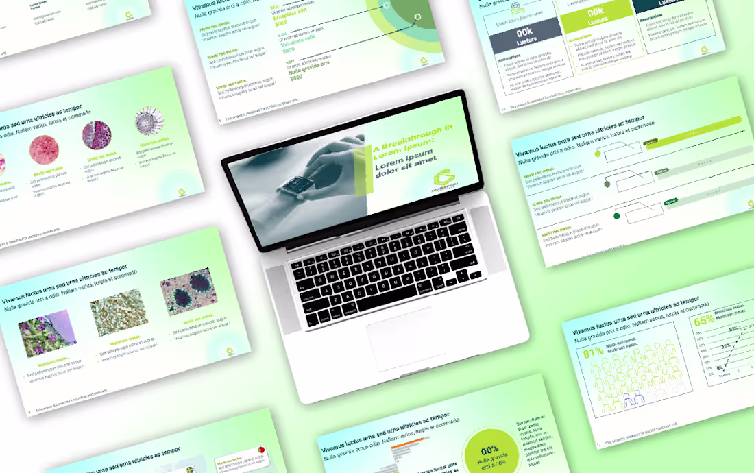 Cover image for Medical Device Diagnostic System Pitch deck