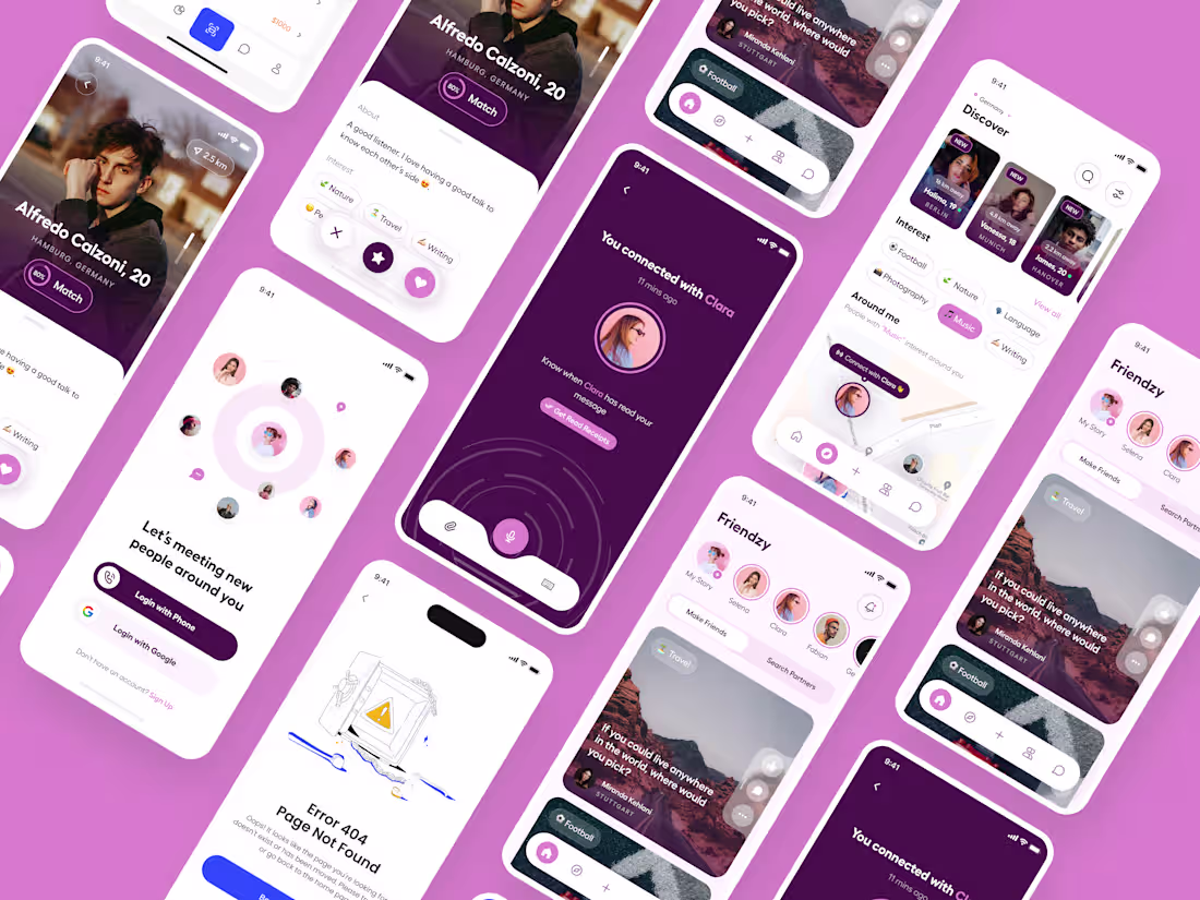 Cover image for Figma Mobile App UI/UX design! Elegant and modern mobile app...