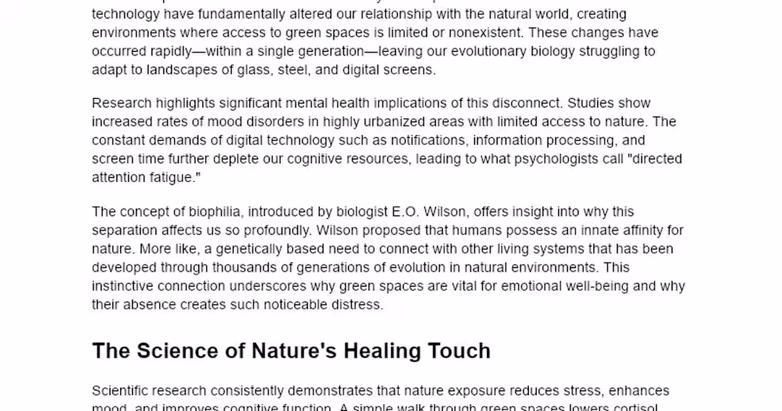 Cover image for Rewilding the Mind: Combating Nature Deficit