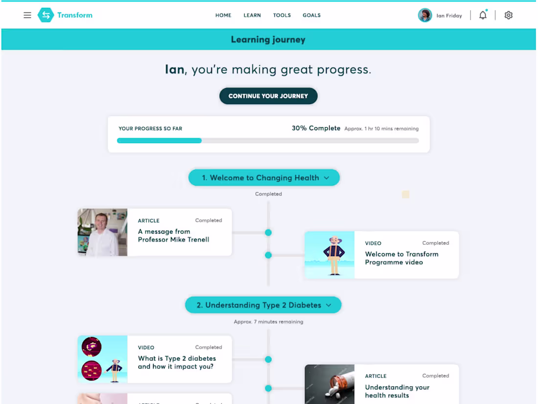Cover image for Behavior Change Health App