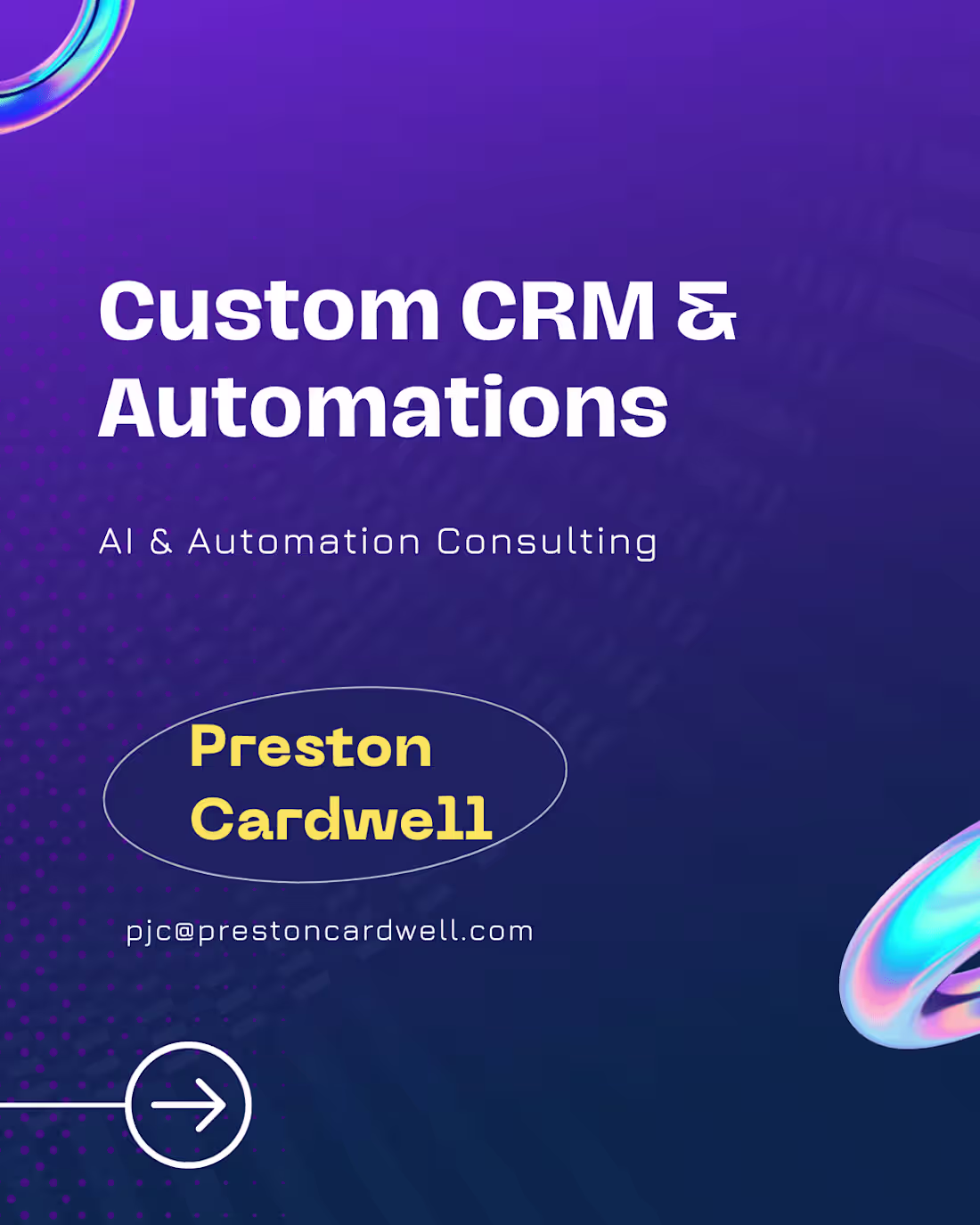Cover image for Custom CRM & Automations