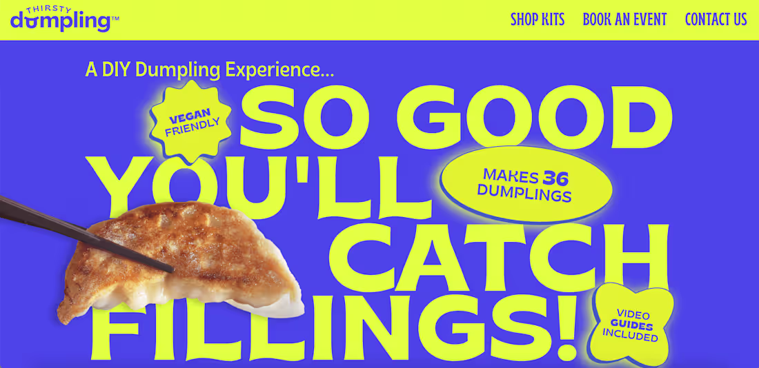 Cover image for Thirsty Dumpling – Framer Design & Build