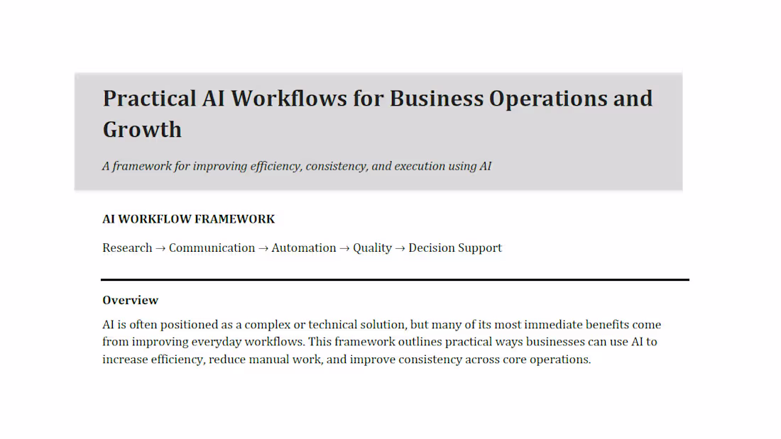 Cover image for Practical Guide to enable AI