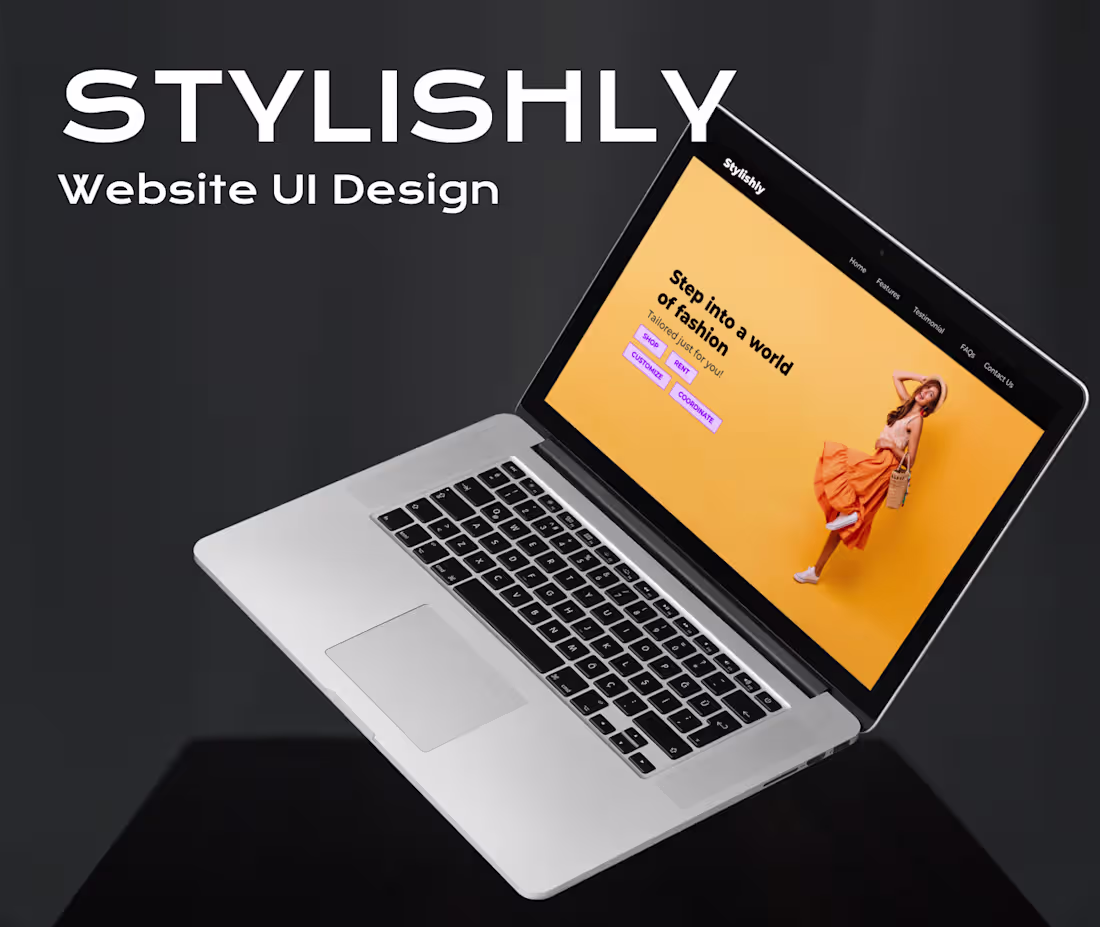 Cover image for Stylishly - Marketing Website UI Design :: Behance