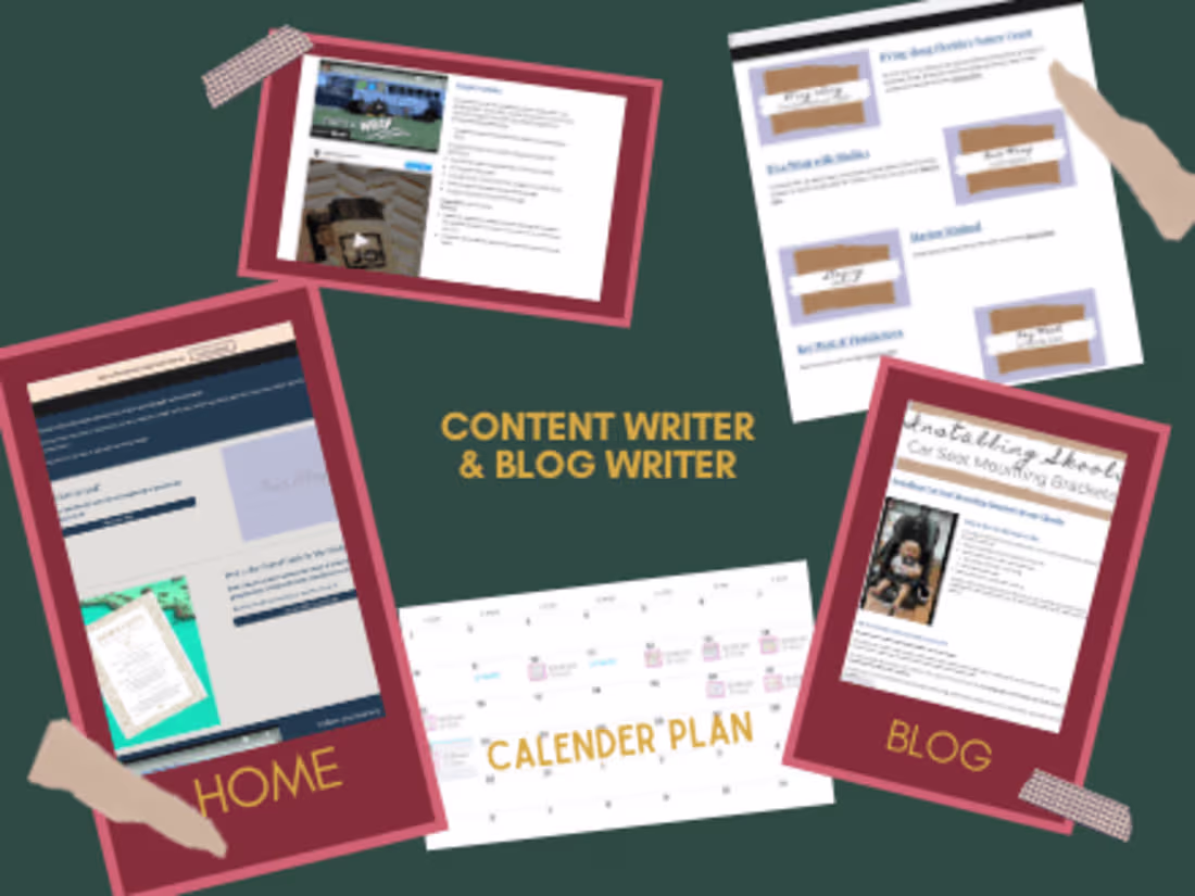 Cover image for Website Content & Blog Writer