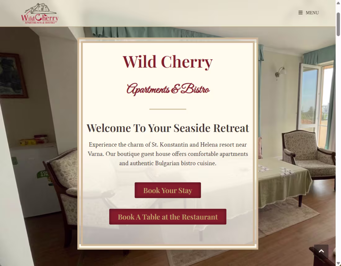 Cover image for Wild Cherry Hotel and Bistro