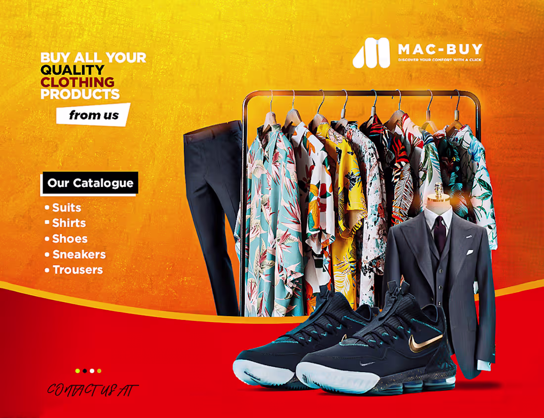 Cover image for Creative clothing social media flyer