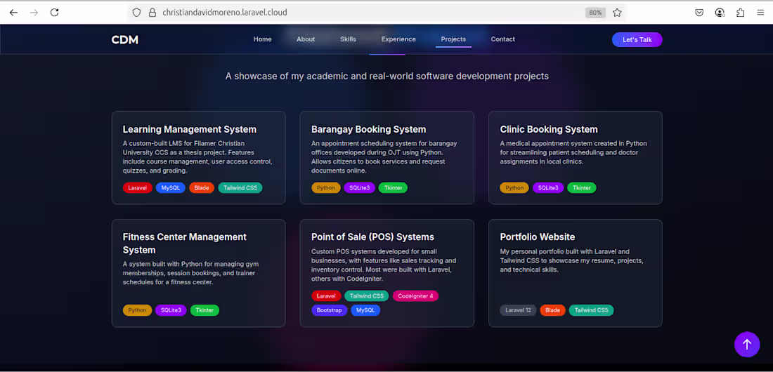 Cover image for Christian David Moreno - Full Stack Developer