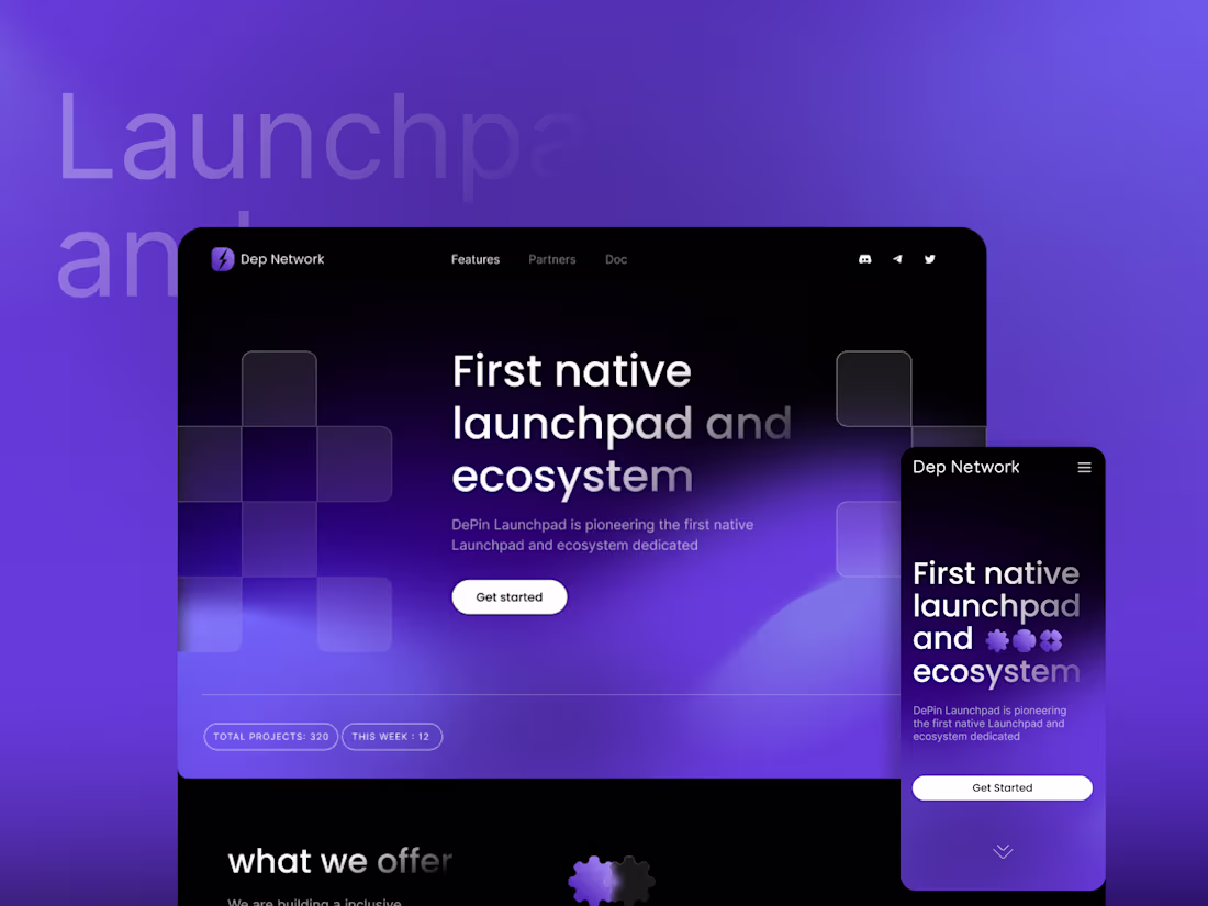 Cover image for Web3 Landing page & Branding 