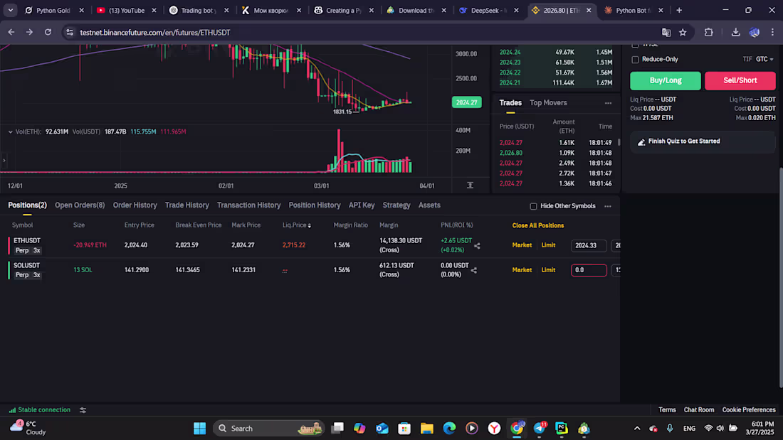 Cover image for AI-Powered Crypto & Stock Trading Bot 