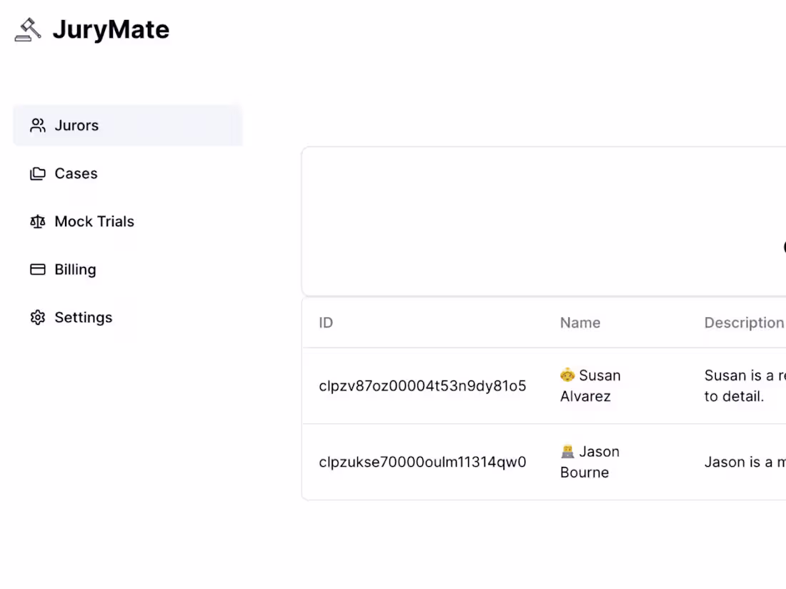 Cover image for JuryMate