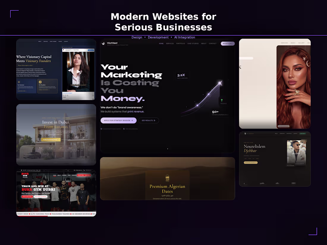 Cover image for Modern Business Website Design & Development