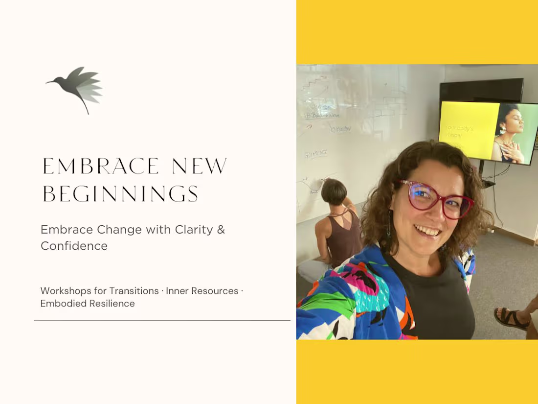 Cover image for Embrace Change with Presence: Workshops for Transitions