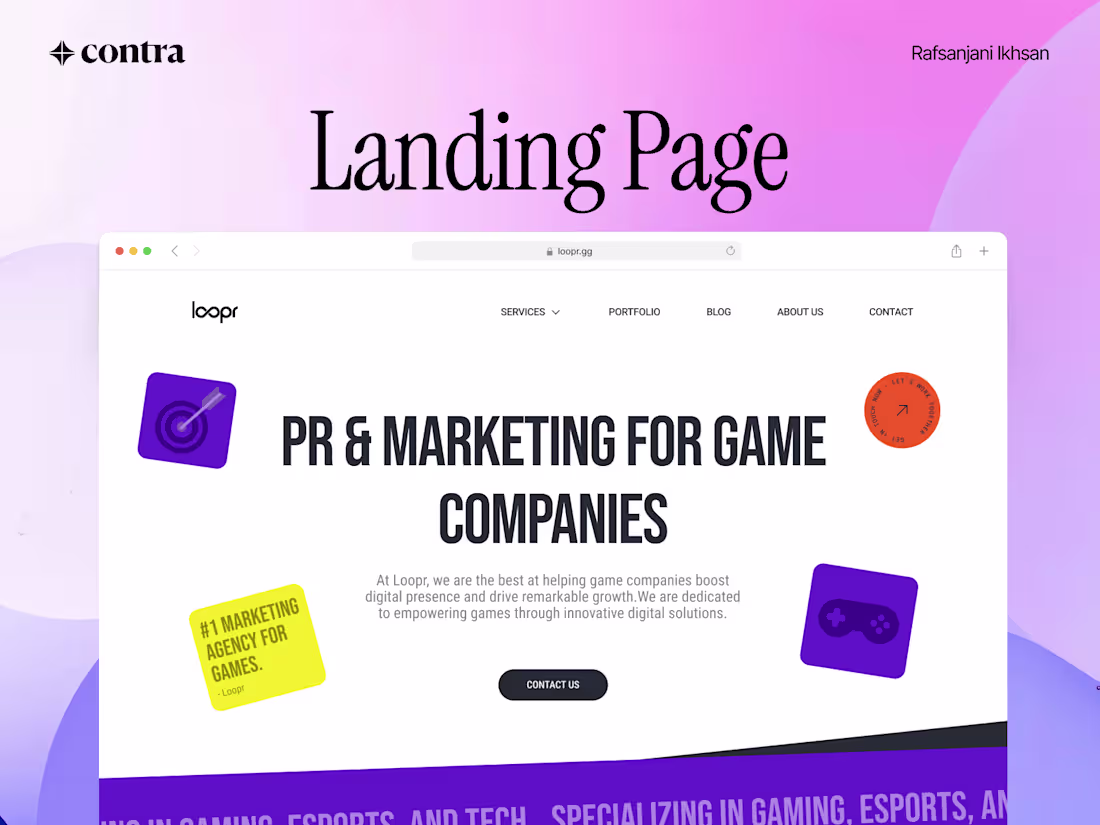 Cover image for Landing Page Design