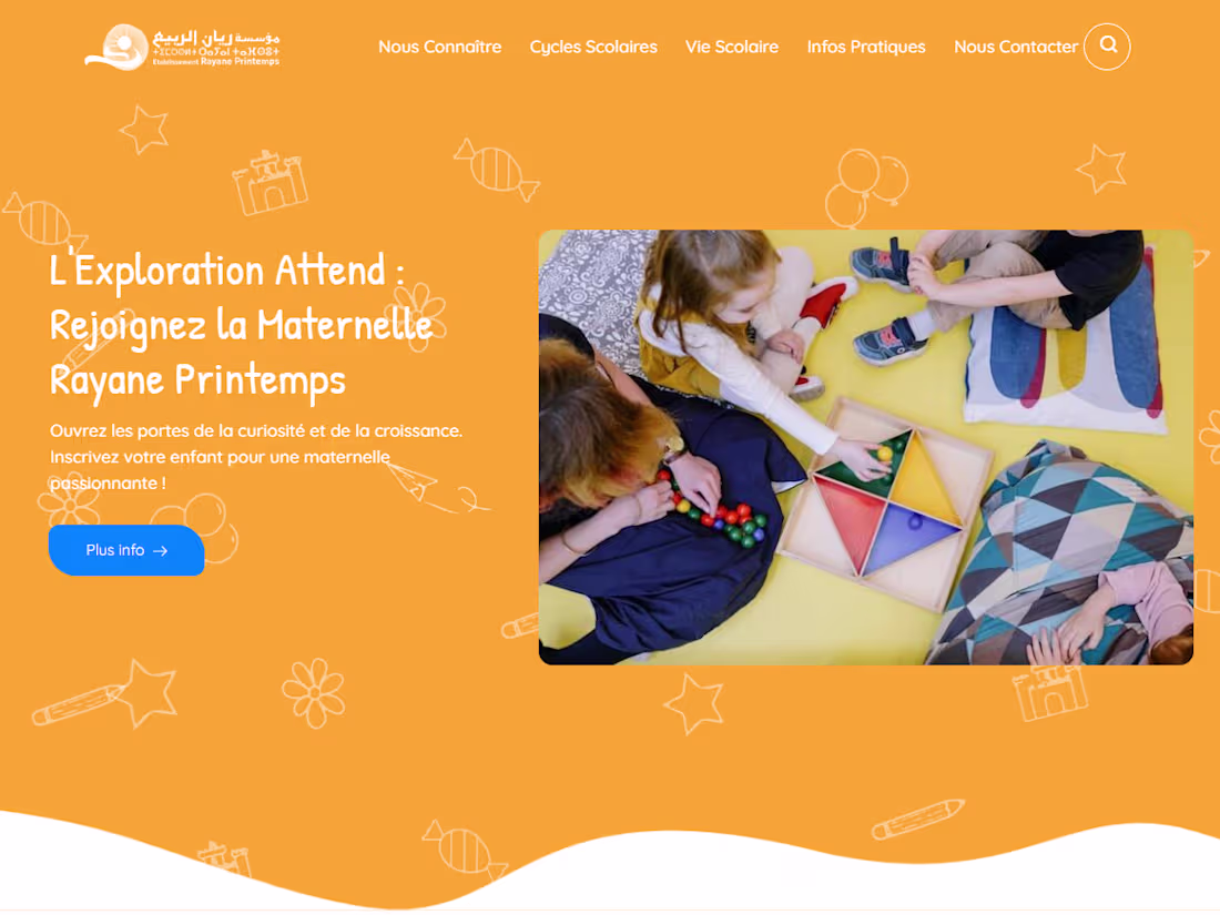 Cover image for Modern School Website – Engaging & User-Friendly Platform