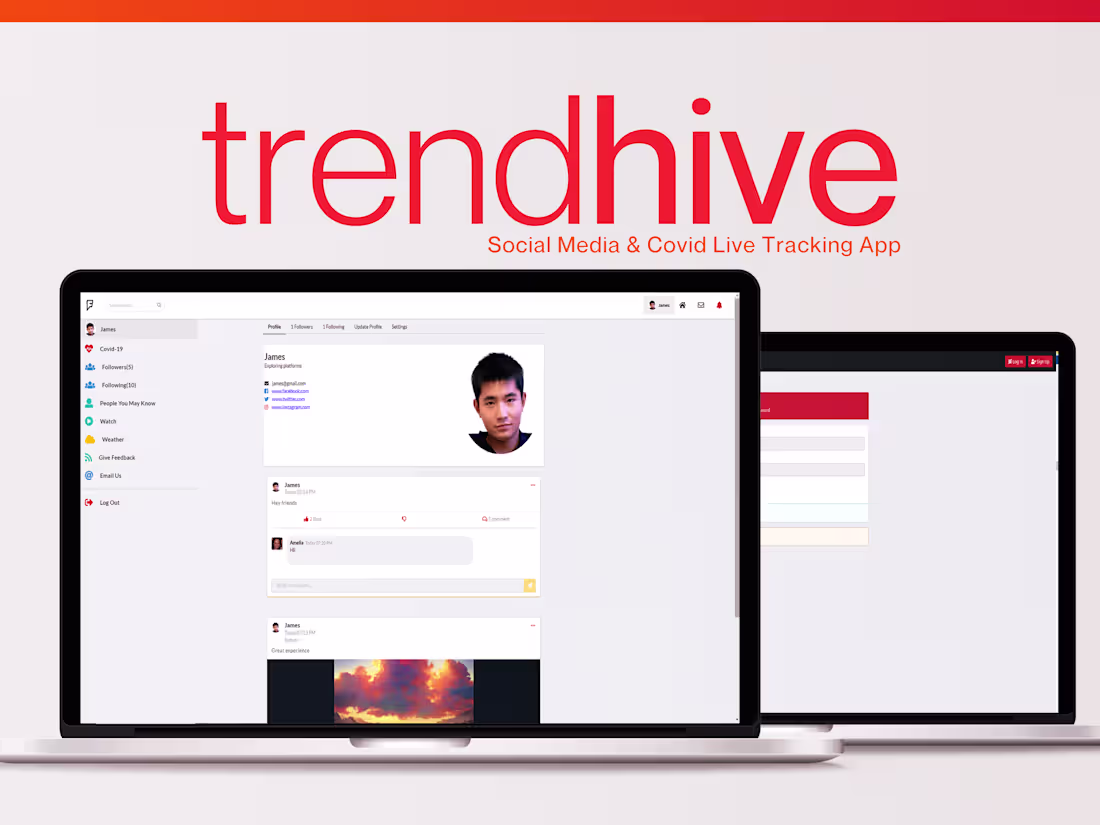 Cover image for TrendHive - Social Media Full App Design & Development