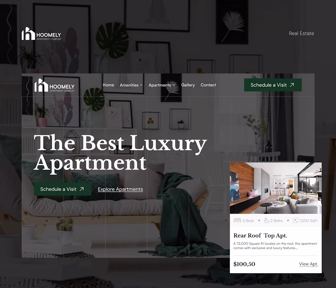 Cover image for Hoomely is a tech-driven property