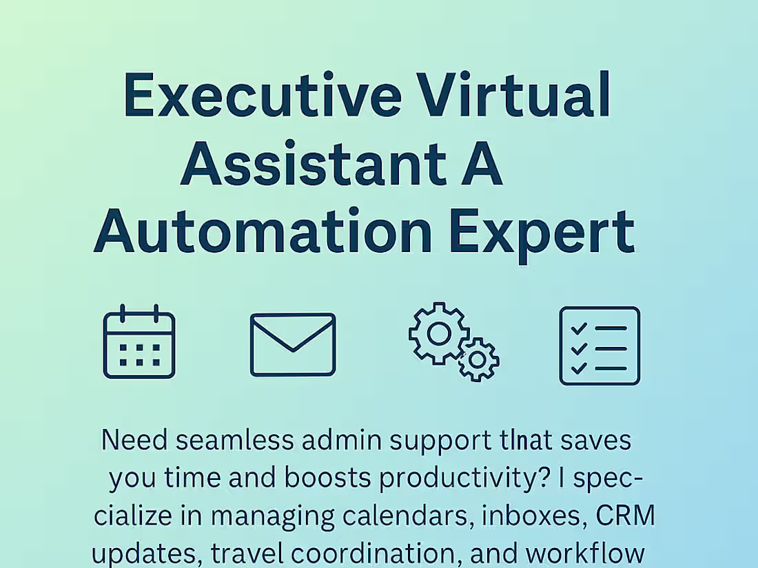 Cover image for Virtual Assistant: Enhancing Productivity & Organization