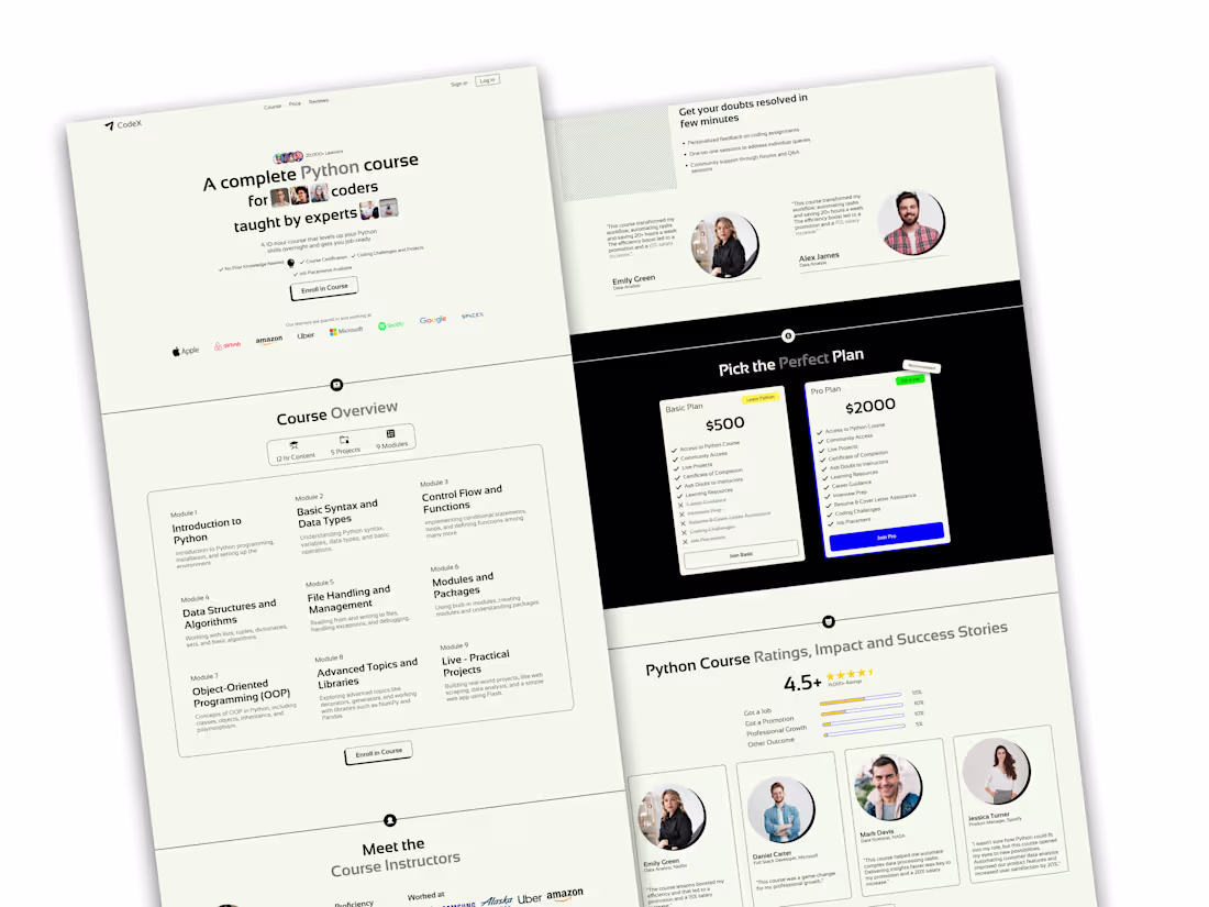 Cover image for Course Landing Page