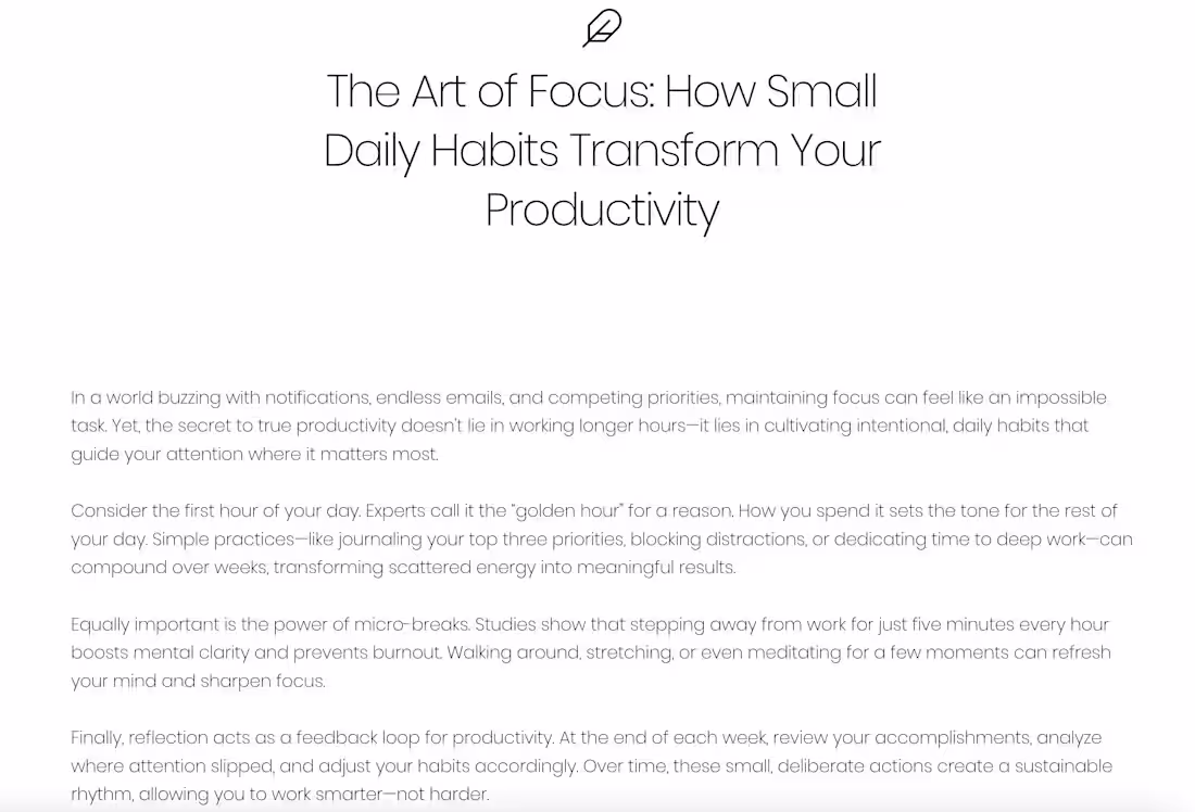 Cover image for Blog & Article Writing