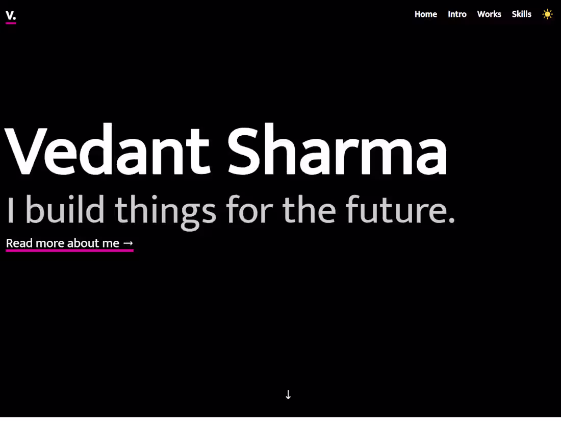 Cover image for Vedant Sharma