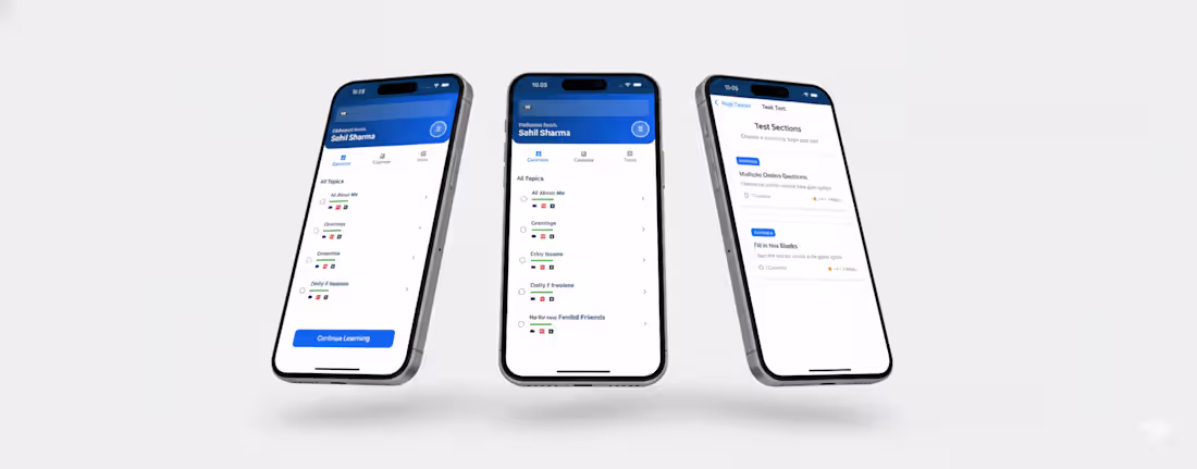 Cover image for Full-scale LMS mobile application for students UKG to Grade ...