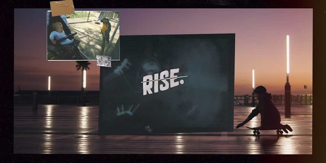 Cover image for RISE - ROBERT GLOVER