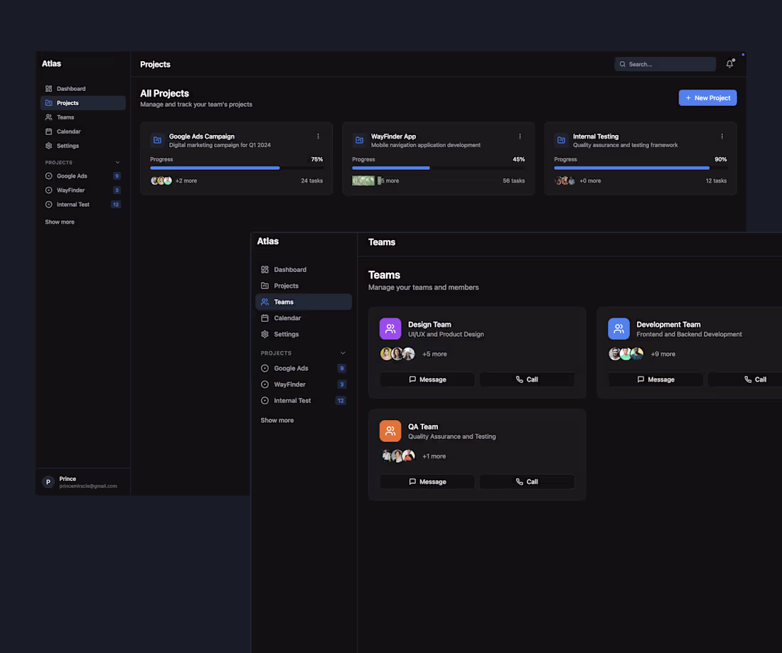 Cover image for Atlas Project Management Tool MVP