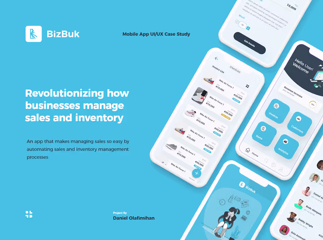 Cover image for BizBuk: A Mobile UI/UX Case Study
