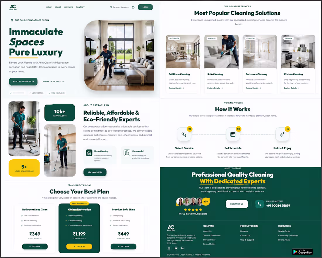 Cover image for I will design and develop a modern business website