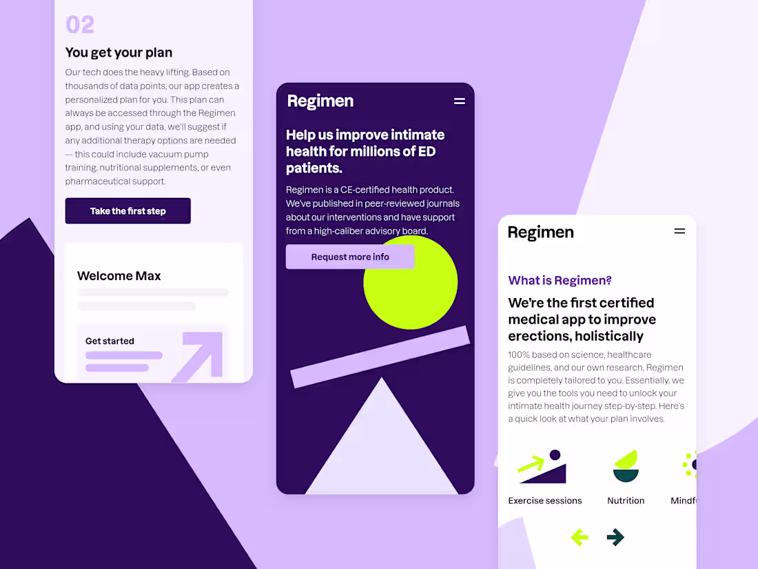 Cover image for Guided Digital Experience for Regimen