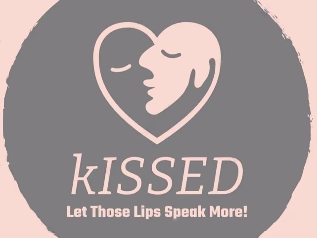 Cover image for Kissed Logo Design