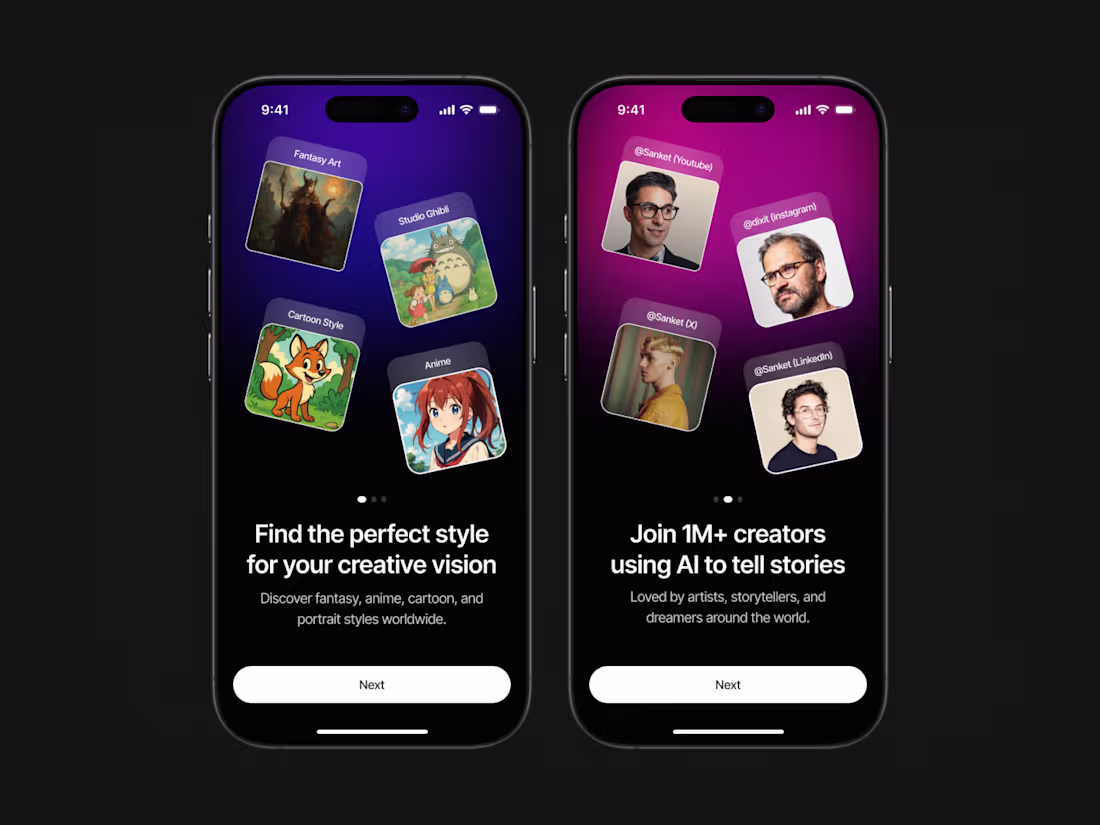 Cover image for On boarding Screens