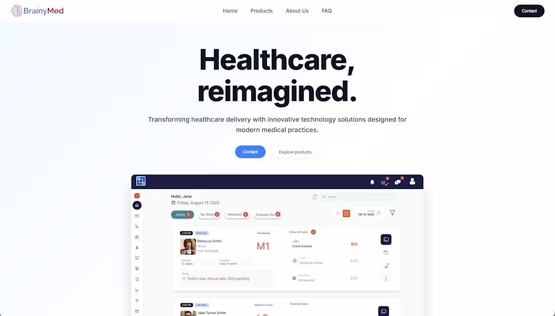 Cover image for Designed and developed brainymed.com (https://brainymed.com)