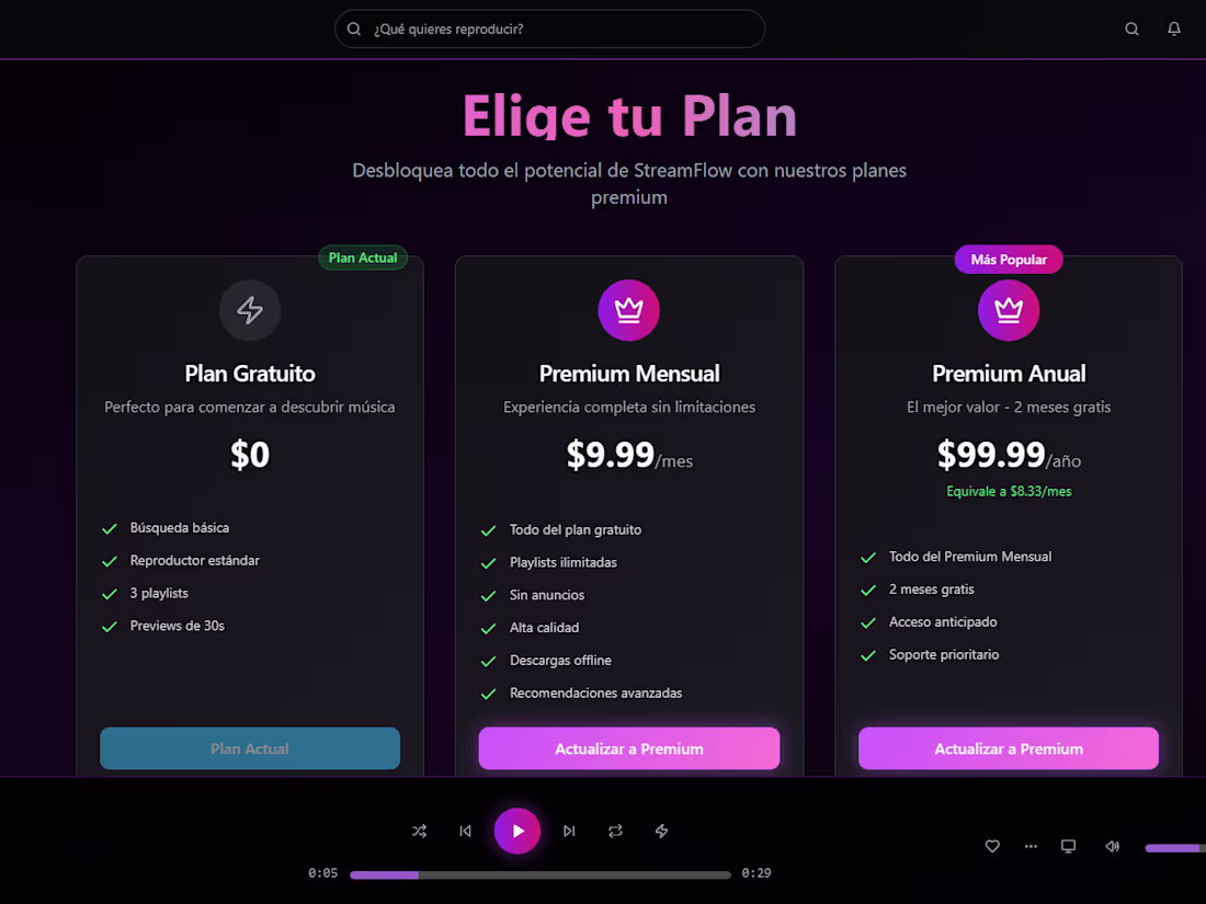 Cover image for Built a full-stack music streaming