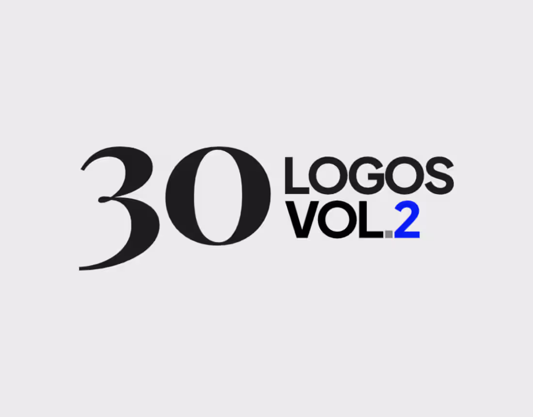 Cover image for 30 Logos - Design Challenge | VOL.2
