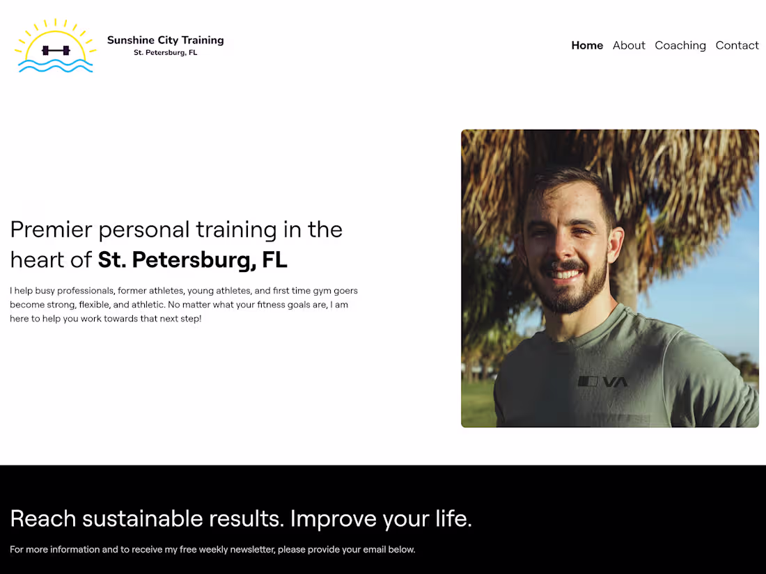 Cover image for Sunshine City Training | Web Developer